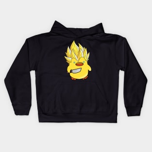 Super Vegeta duck with knife Kids Hoodie